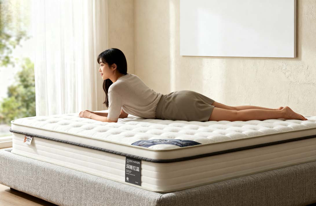 床墊推薦｜歲歲安深睡控溫床墊｜COSYS慢半拍